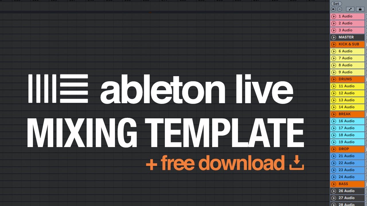 MIX your tracks with an ORGANIZED and EFFECTIVE Mixing Template! (+Free download)